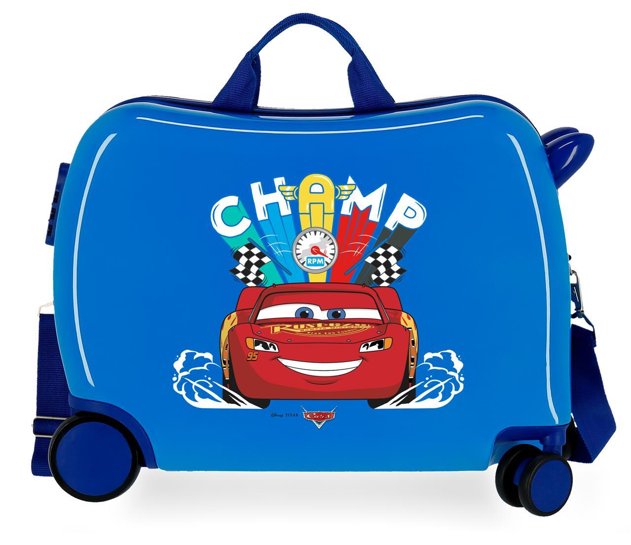 2049823 Maleta Inf.ABS 4r. (2 Multi.). Auto's Blue Champs