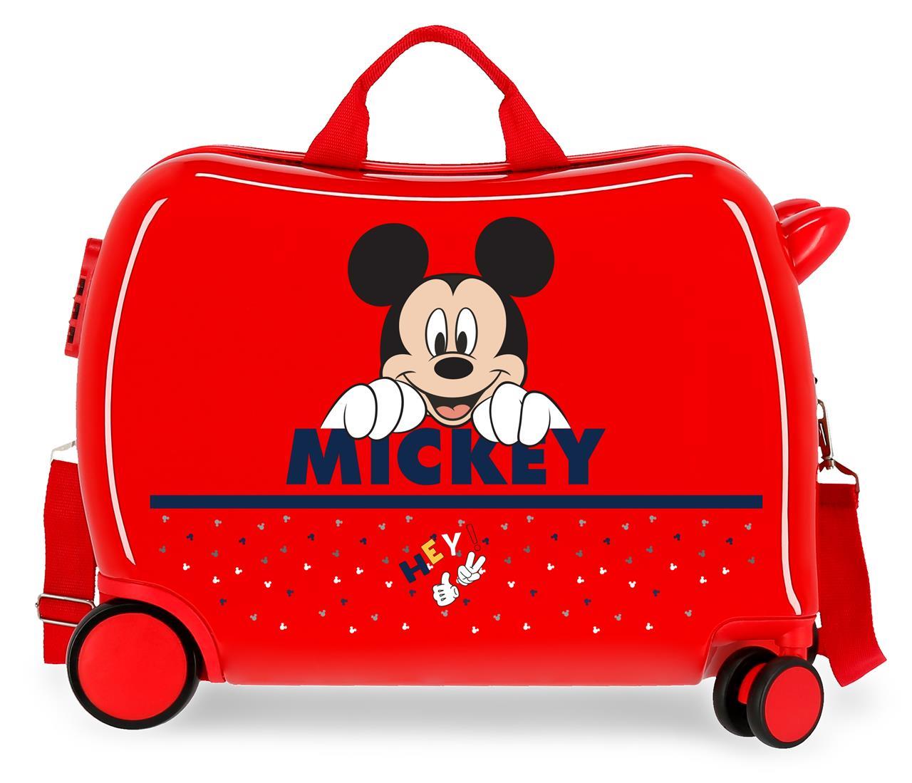 2539831 VALISE INFÉRIEUREABS 4R.(2 MULTI.) 50CM. HAPPY MICKEY