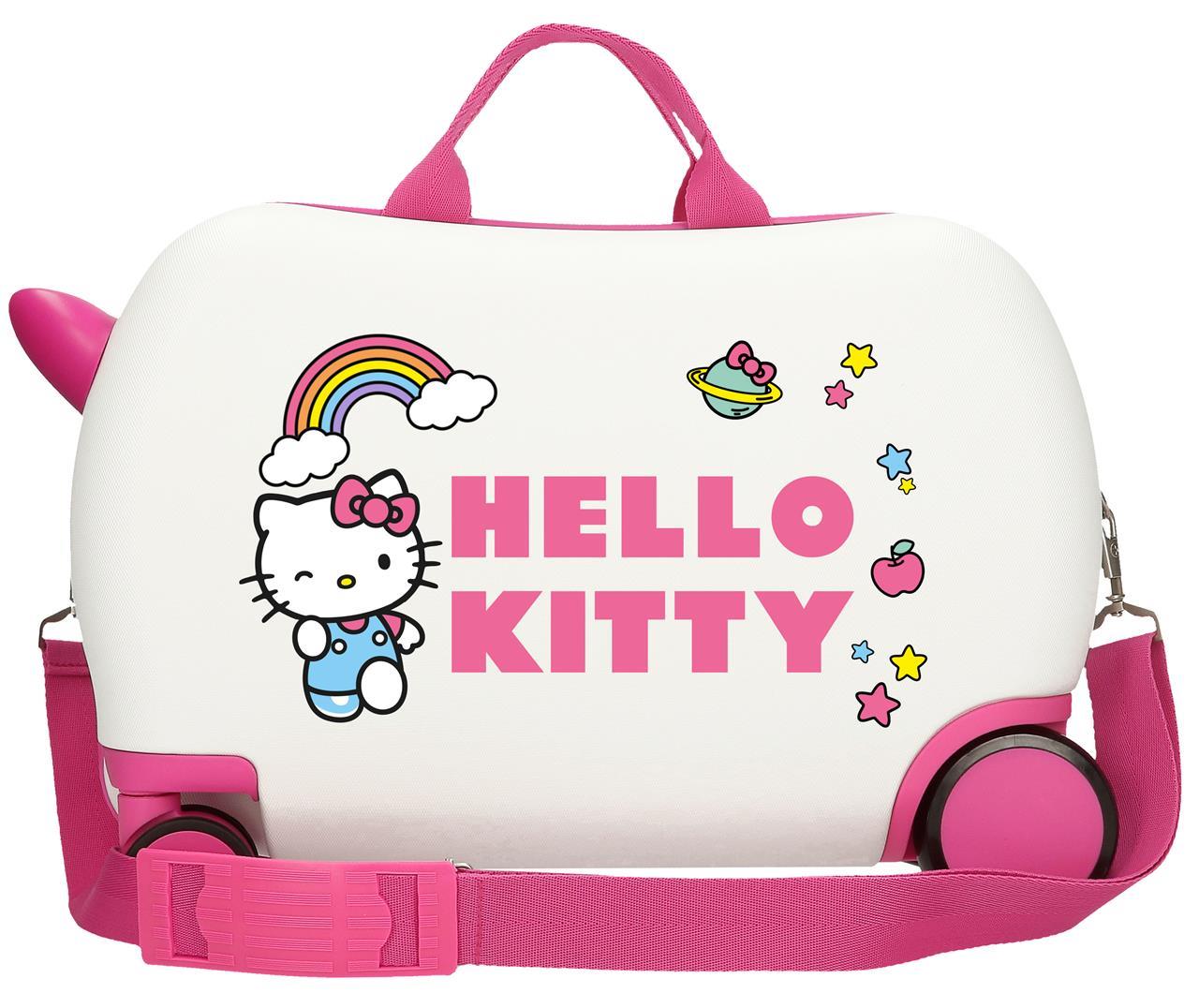 2151023 Maleta Inf.ABS 4r. (2 multi.) 45CM. Bonjour kitty vous un