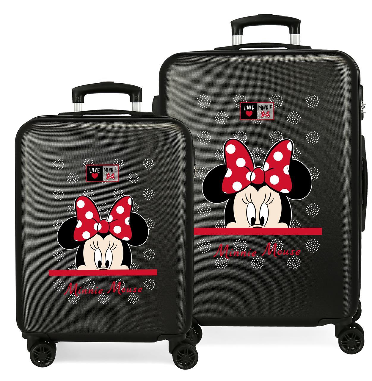 2161921 SET/2 TROLLEY ABS 55-68CM.4R.MY PRETTY BOW MINNIE
