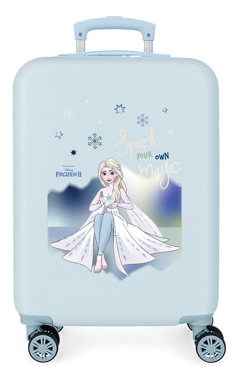 2311422 TROLLEY ABS 55CM.4R. FROZEN SPARK YOUR OWN MAGIC