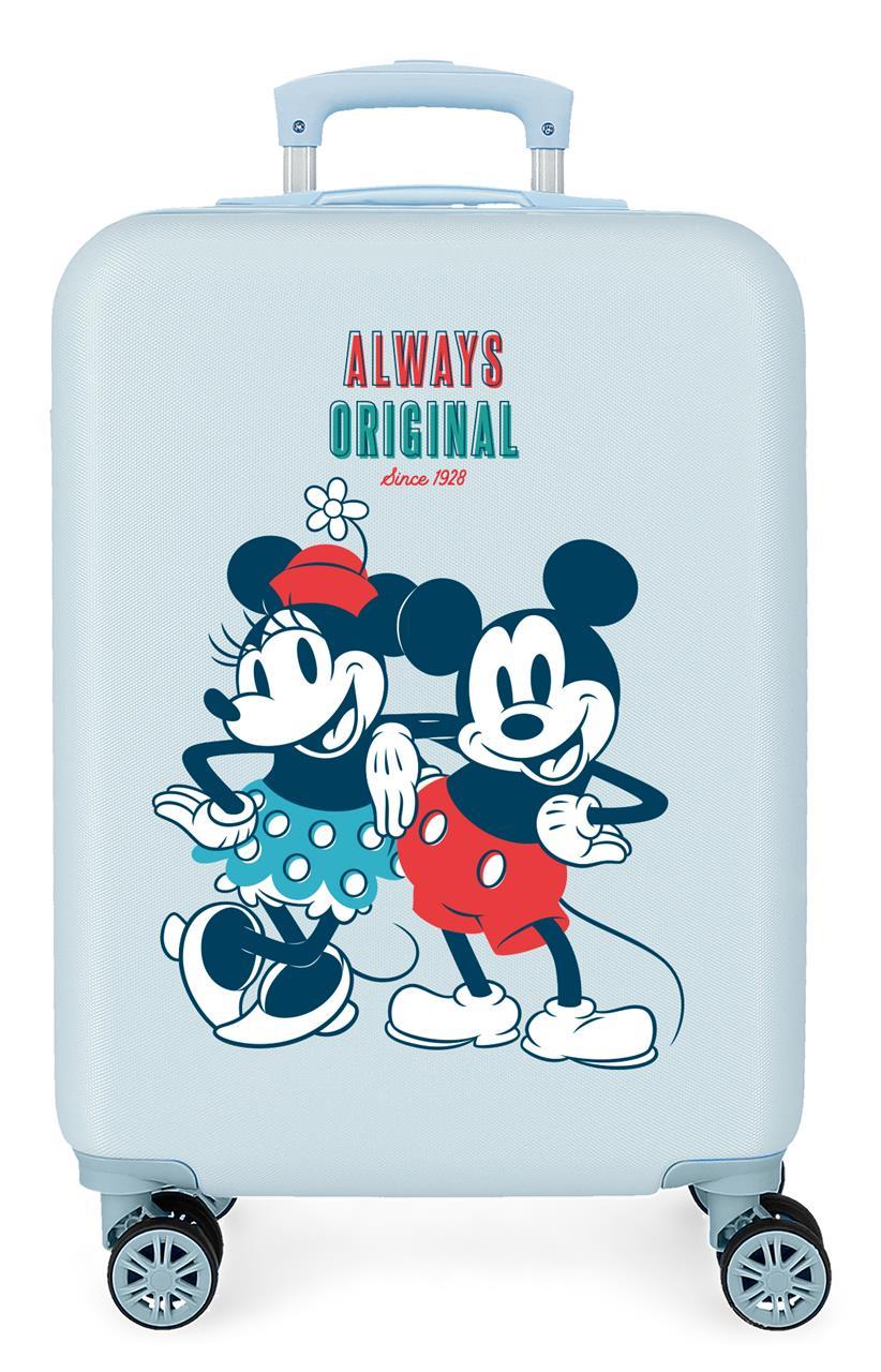 2321724 TROLLEY ABS 55CM. 4R. MICKEY ALWAYS ORIGINAL AZUL CL