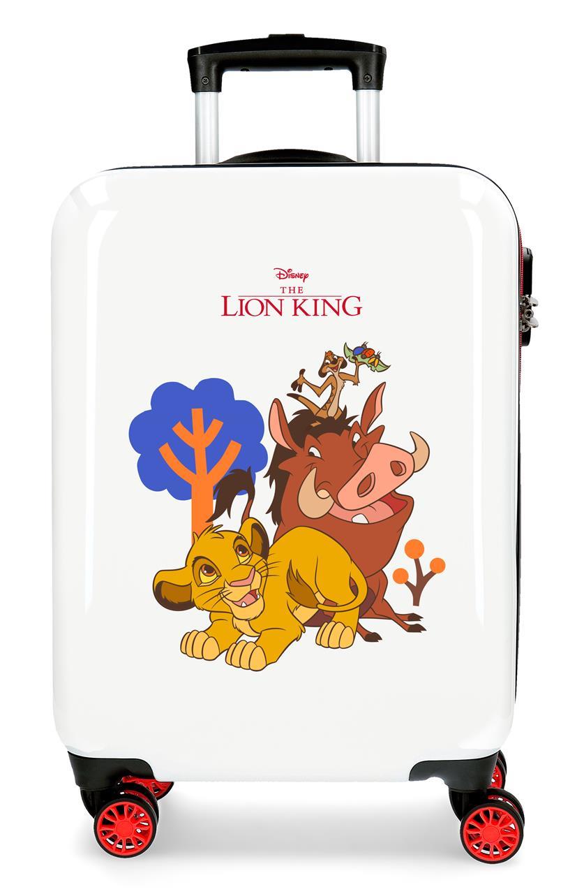 2651723 TROLLEY ABS 55CM. 4R. SIMBA & FRIENDS BIANCO