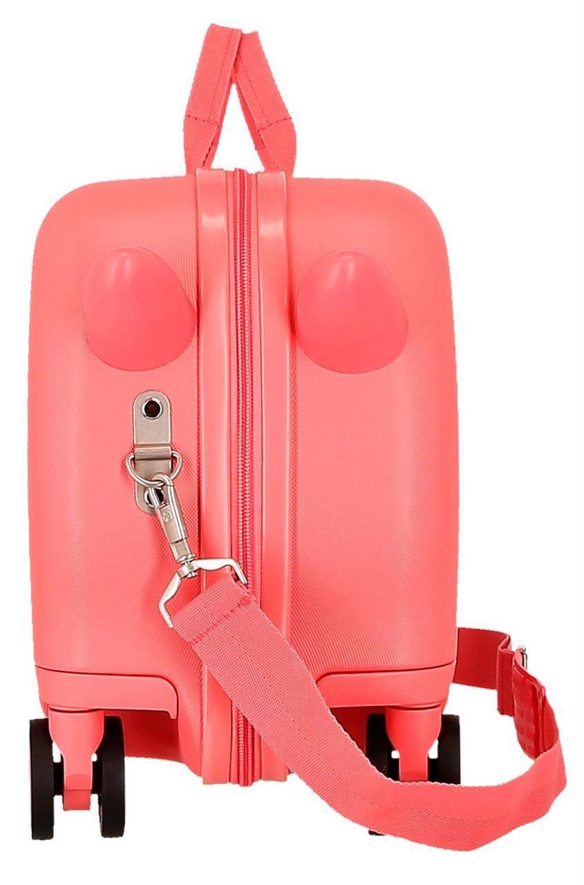 2661025 MALETA INF.ABS 4R.(2 MULTI.) 45CM. BAMBI CORAL