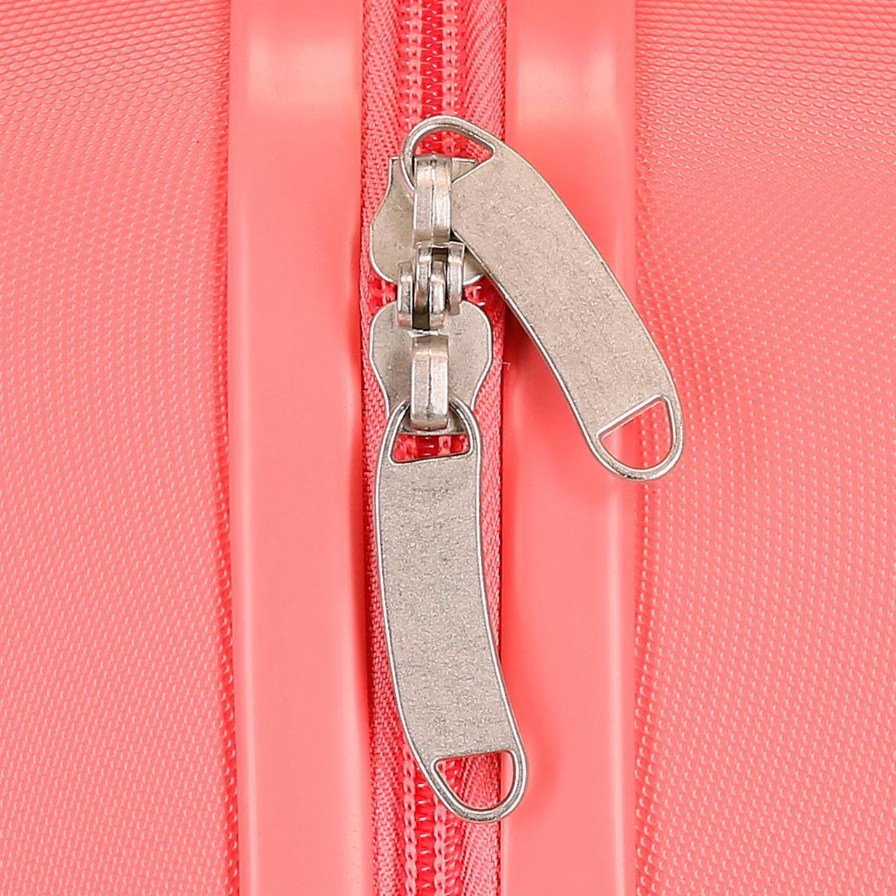 2661025 MALETA INF.ABS 4R.(2 MULTI.) 45CM. BAMBI CORAL