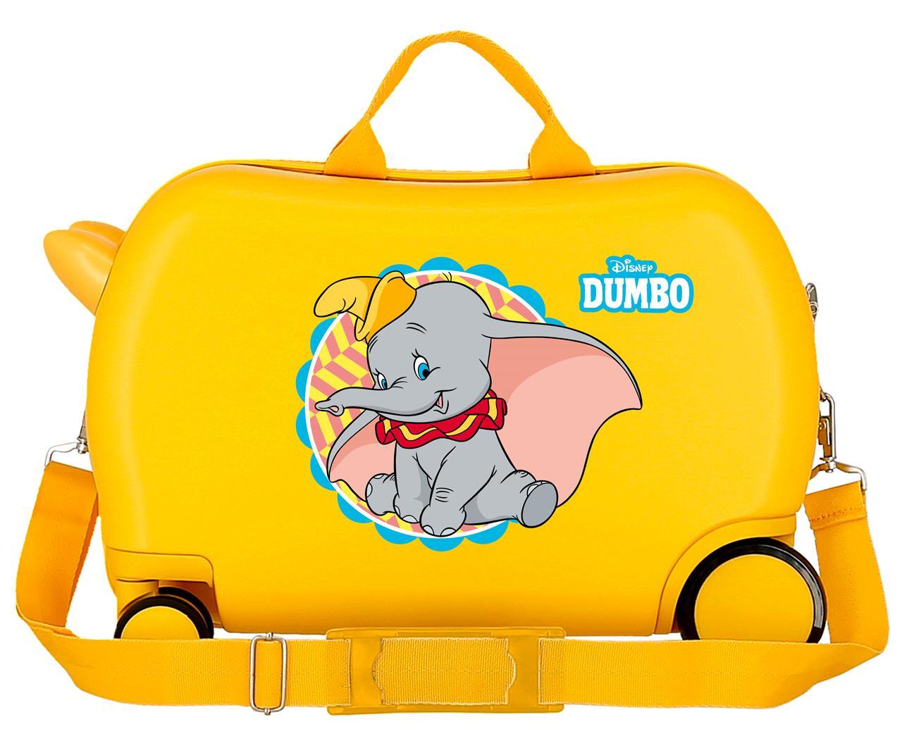 2661026 Maleta Inf.ABS 4r. (2 multi.) 45CM. DUMBO OCRE