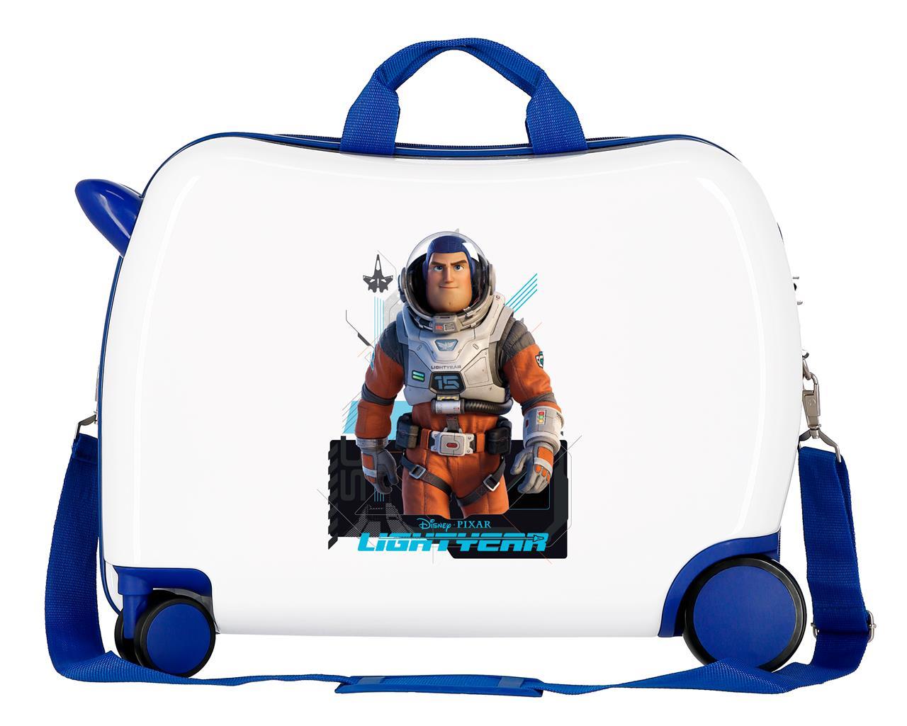 2699822 MALETA INF.ABS 4R.(2 MULTI.) 50CM. LIGHTYEAR BLANCO