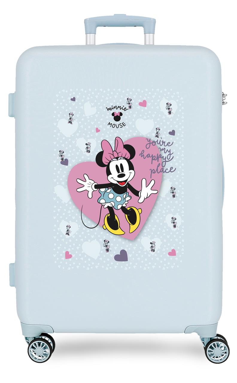 2791221 TROLLEY ABS 65CM.4R. MINNIE MY HAPPY PLACE