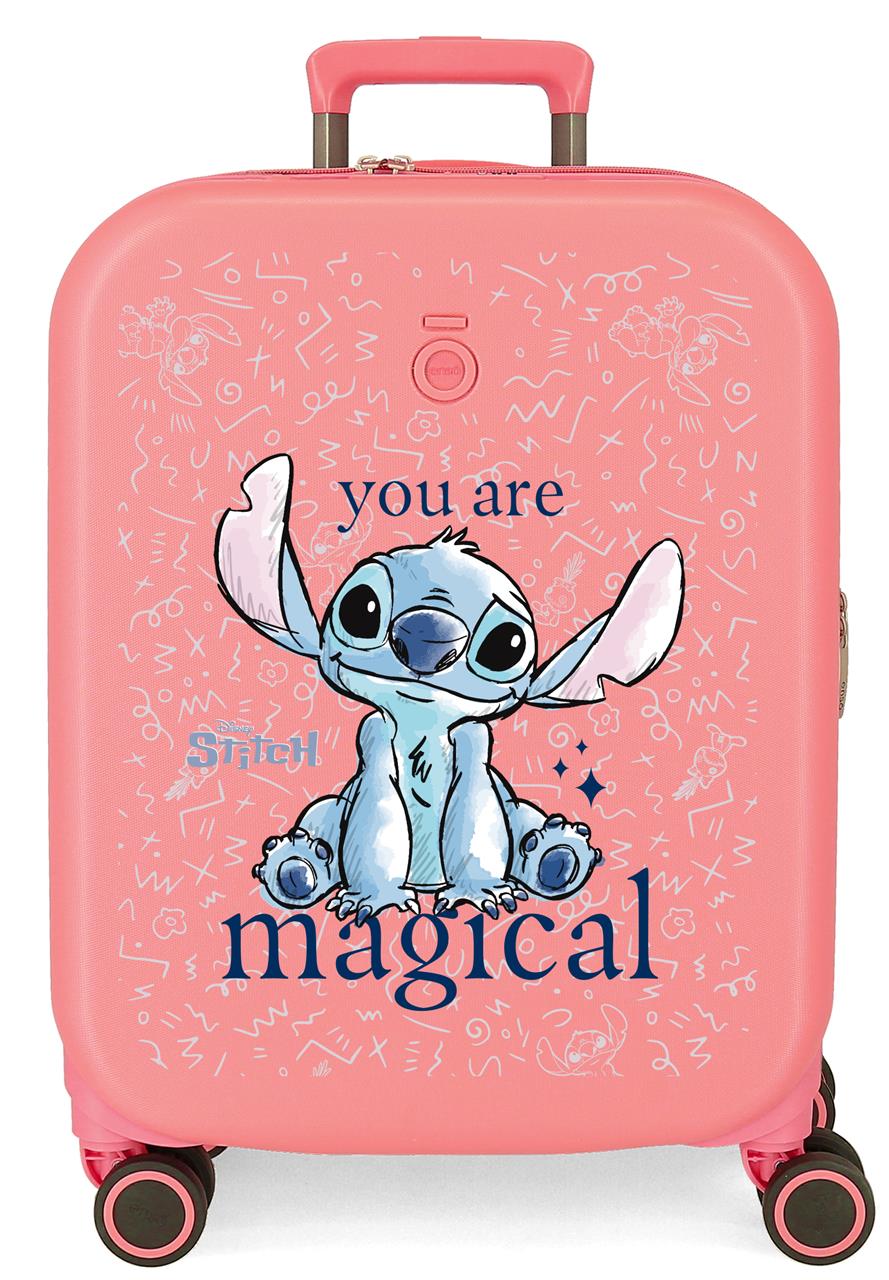3858626 TROLLEY ABS 55CM.C/EXP. 4R. STITCH YOU ARE MAGICAL C