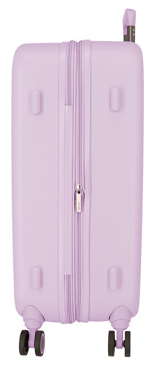 3859223 TROLLEY ABS 70cm.4r.STITCH YOU ARE MAGICAL LILAC