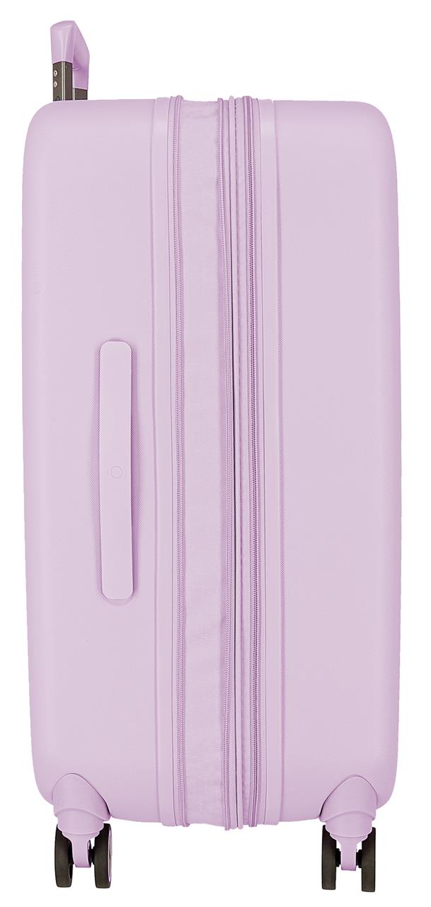 3859223 TROLLEY ABS 70cm.4r.STITCH YOU ARE MAGICAL LILAC