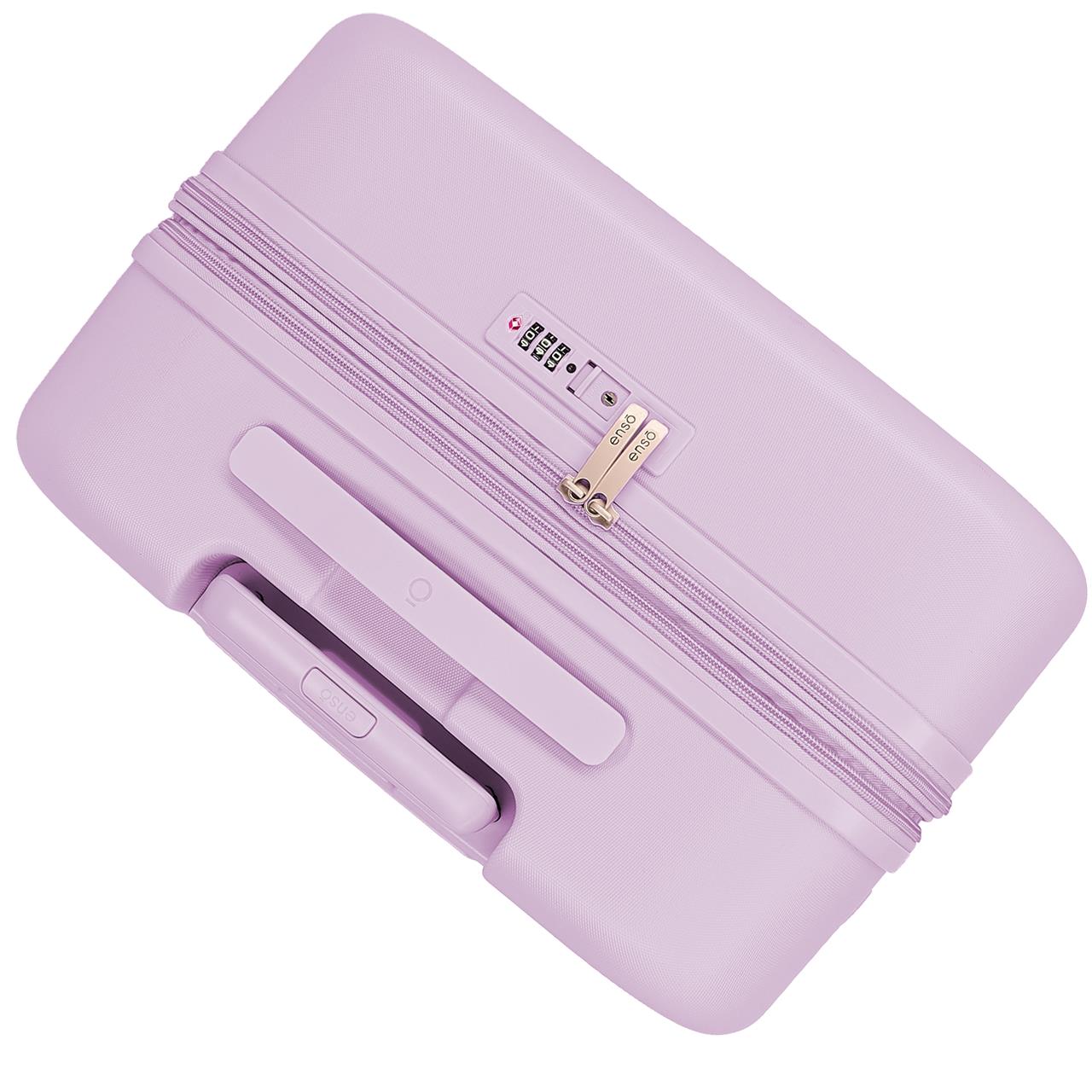 3859223 TROLLEY ABS 70cm.4r.STITCH YOU ARE MAGICAL LILAC