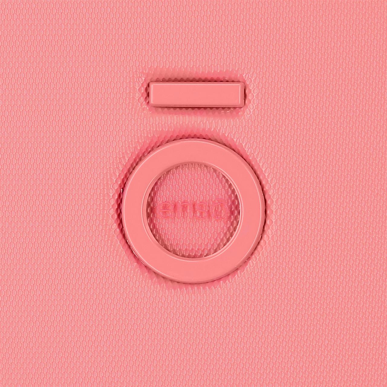 3859226 TROLLEY ABS 70cm.4r.STITCH YOU ARE MAGICAL CORAL