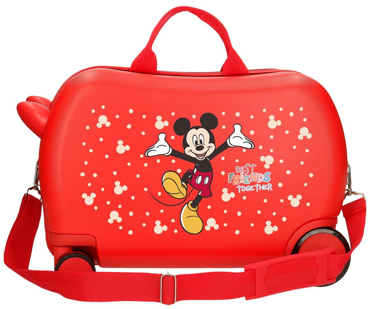 2971021 Maleta INF.ABS 4R.(2 MULTI.) 45CM. MICKEY BEST FRIEN