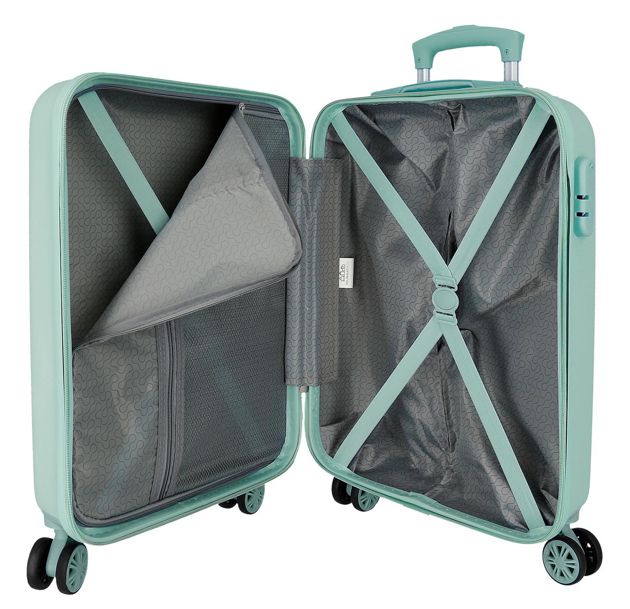 2061144 TROLLEY ABS 55CM. 4R. IMAGINE. CREATE. EXPLORE TURQUOISE