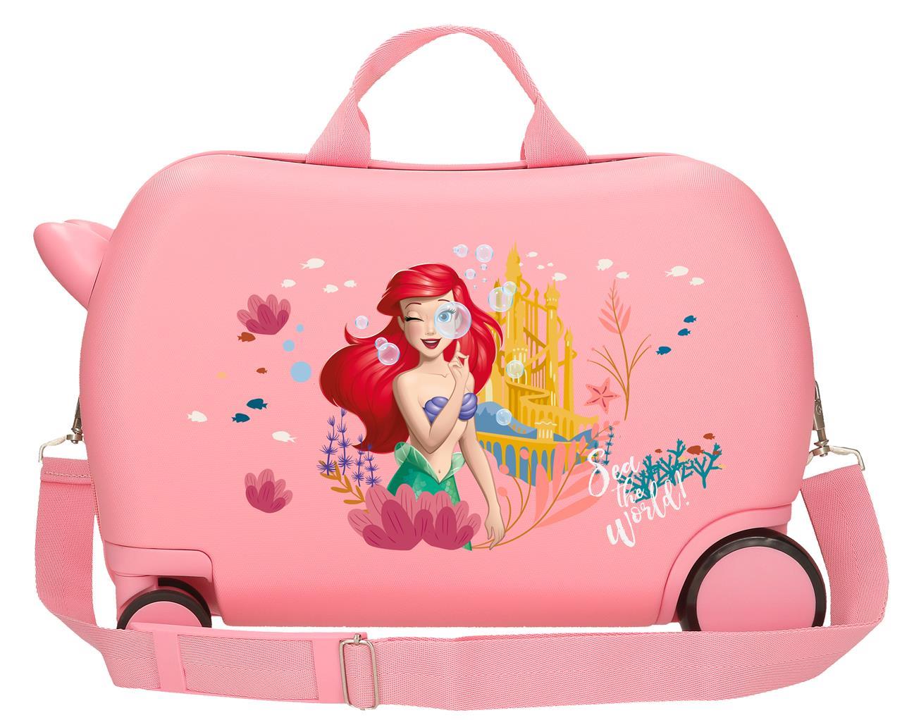 2061043 Maleta Inf.ABS 4R. (2 Multi.) 45CM. The pink mel