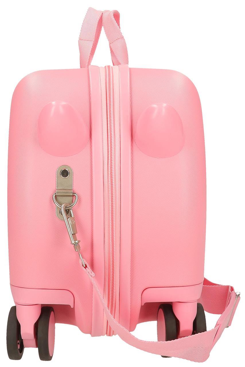 2061043 Maleta Inf.ABS 4R. (2 Multi.) 45CM. The pink mel