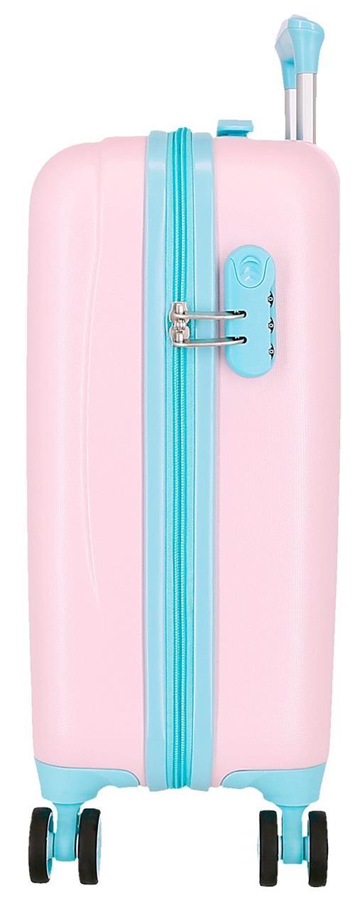 2091341 TROLLEY ABS 50 cm.4r. Stich in der Welt rosa