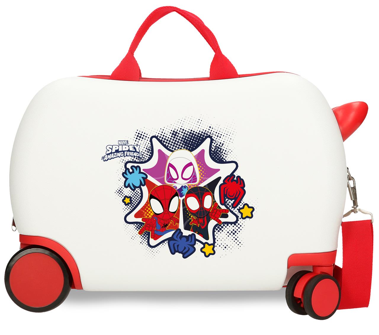 2121042 Maleta Inf.ABS 4r. (2 multi.) 45CM. Spidey insieme b