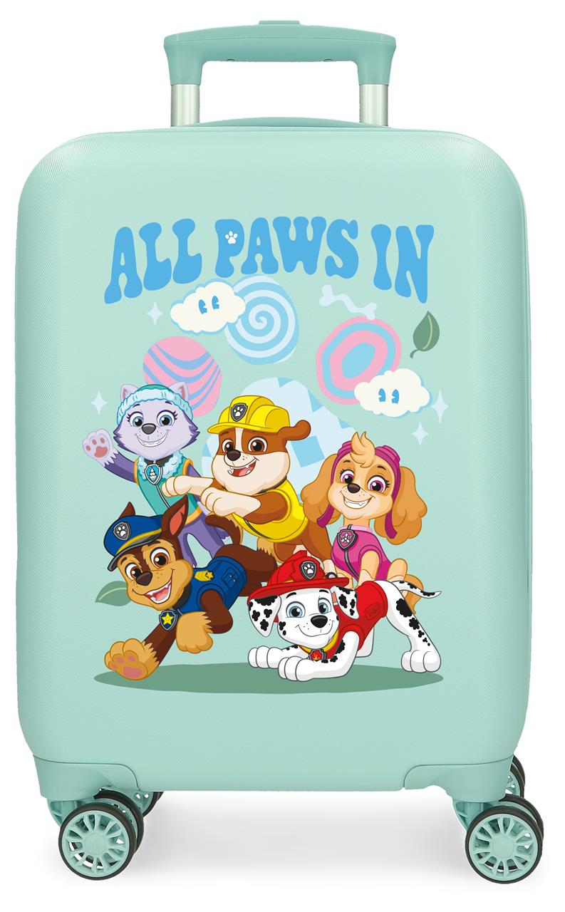 2141342 TROLLEY ABS 50 cm. 4R. PAW PATROL TUTTE LE ZAMPE IN TURCHI