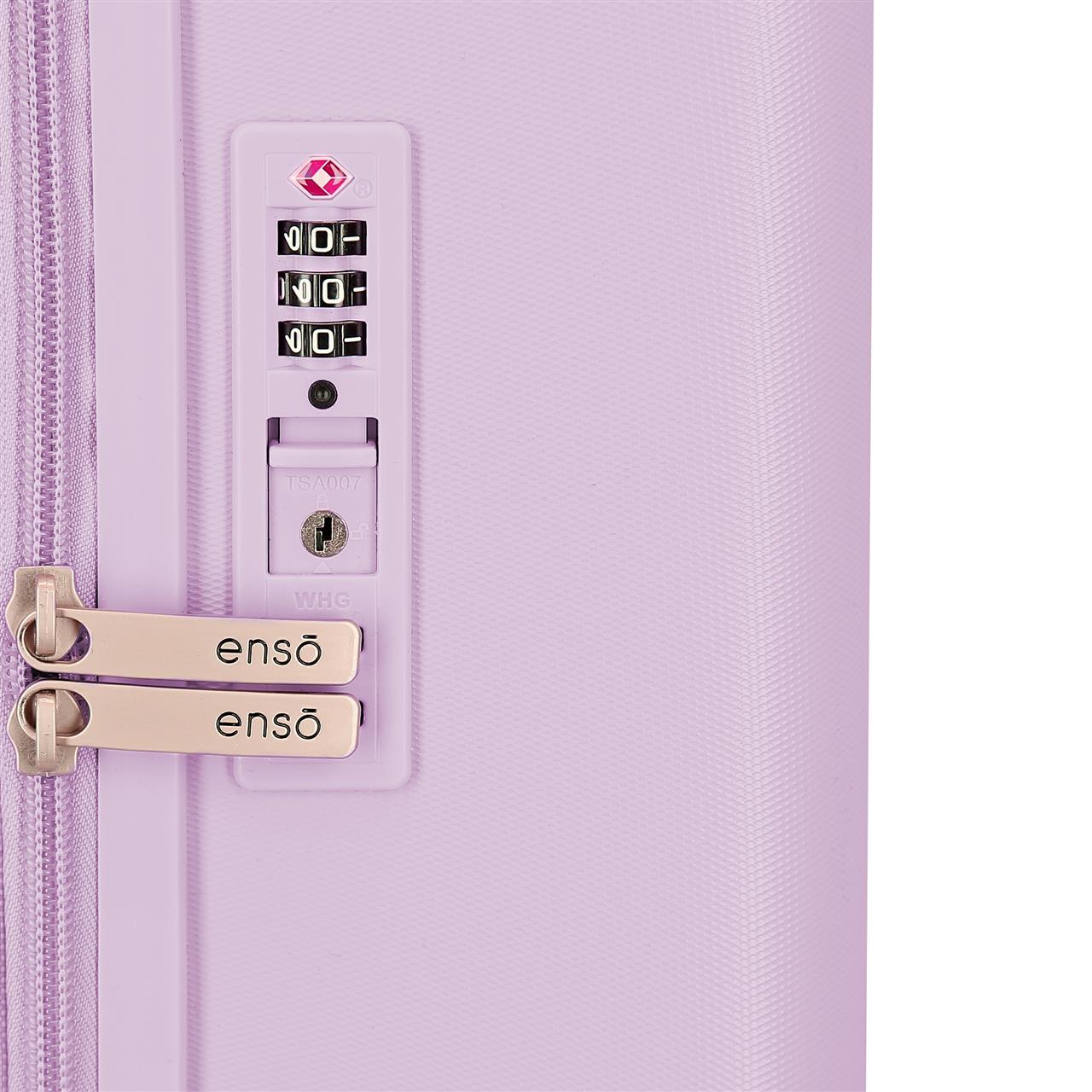 3198644 TROLLEY ABS 55CM.C/EXP. 4R. ENSO STITCH PLAYFUL LILAC