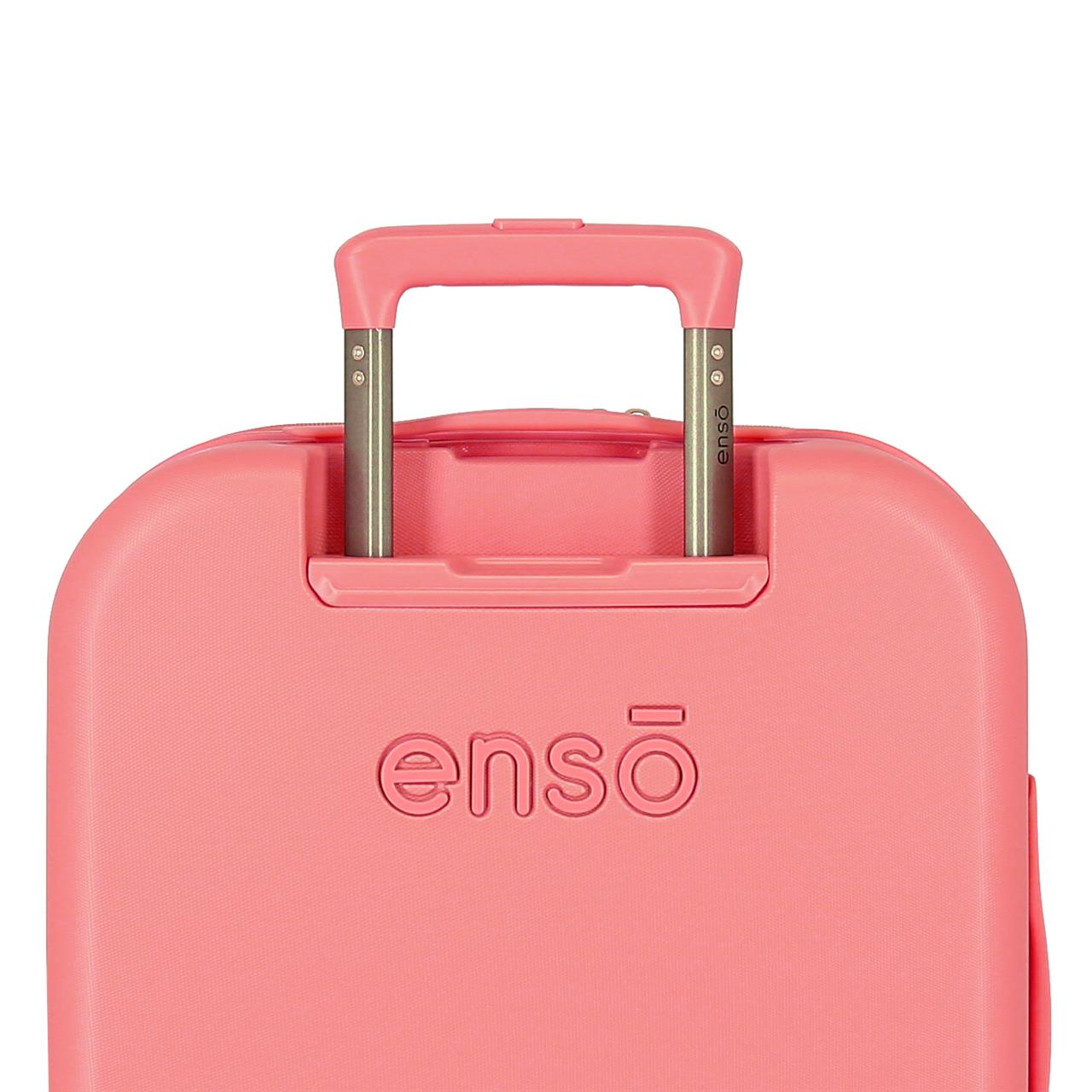 3199141 TROLLEY ABS 55CM.4R. Stitch Playful Coral