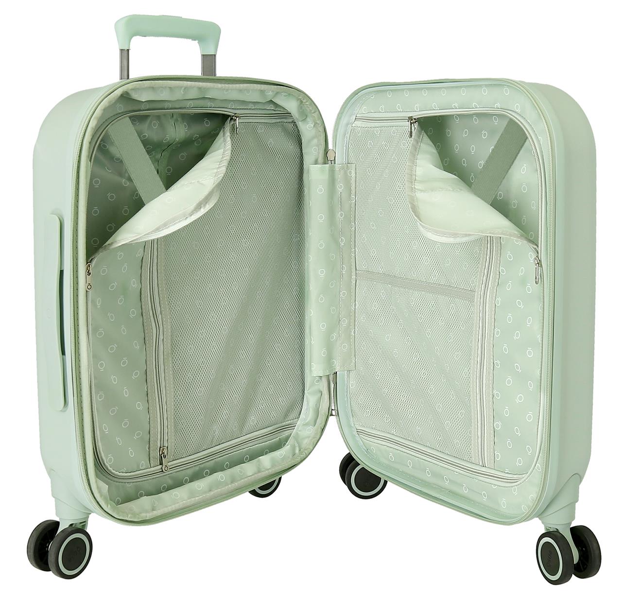 3199142 TROLLEY ABS 55CM.4R. Cucire la menta giocosa