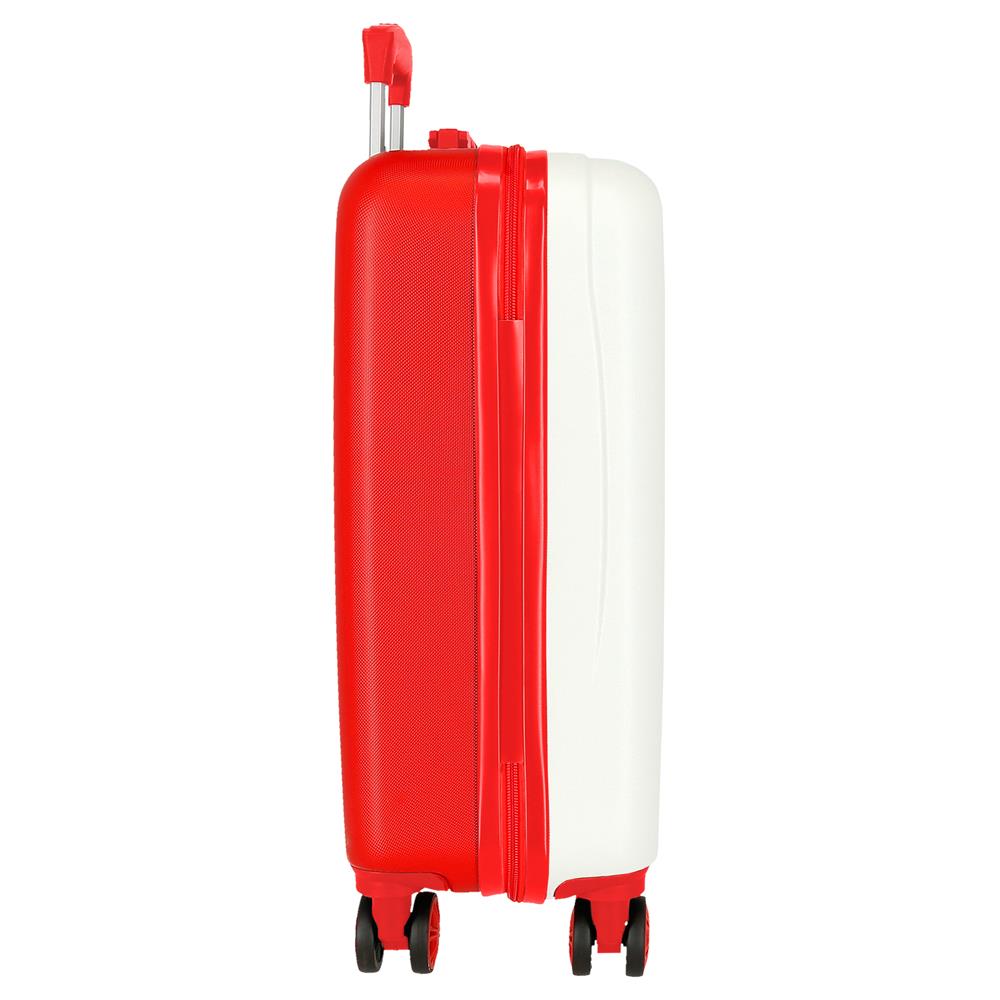 TROLLEY ABS 55CM.4R. SPIDERMAN INCROYABLE BLANC-ROUGE C.100