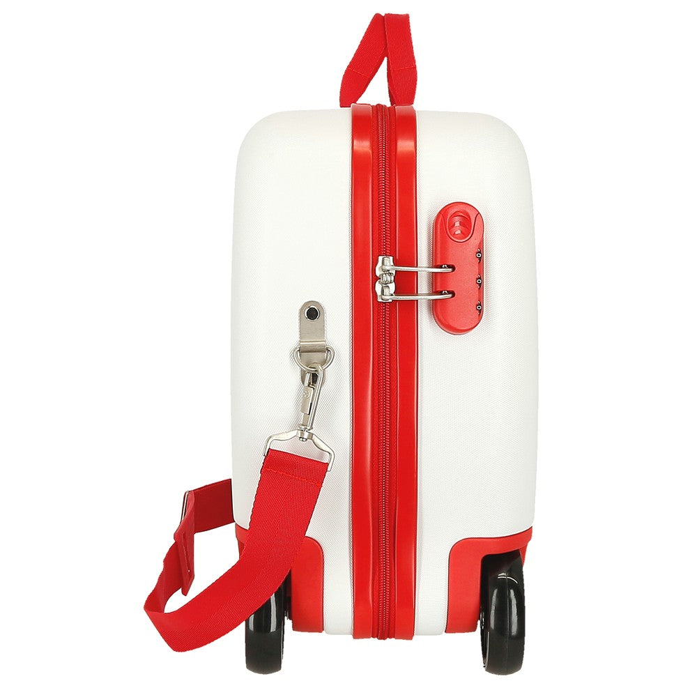 VALISE INFÉRIEUREABS 4R.(2 MULTI.) 50CM. SPIDERMAN BLANC INCROYABLE