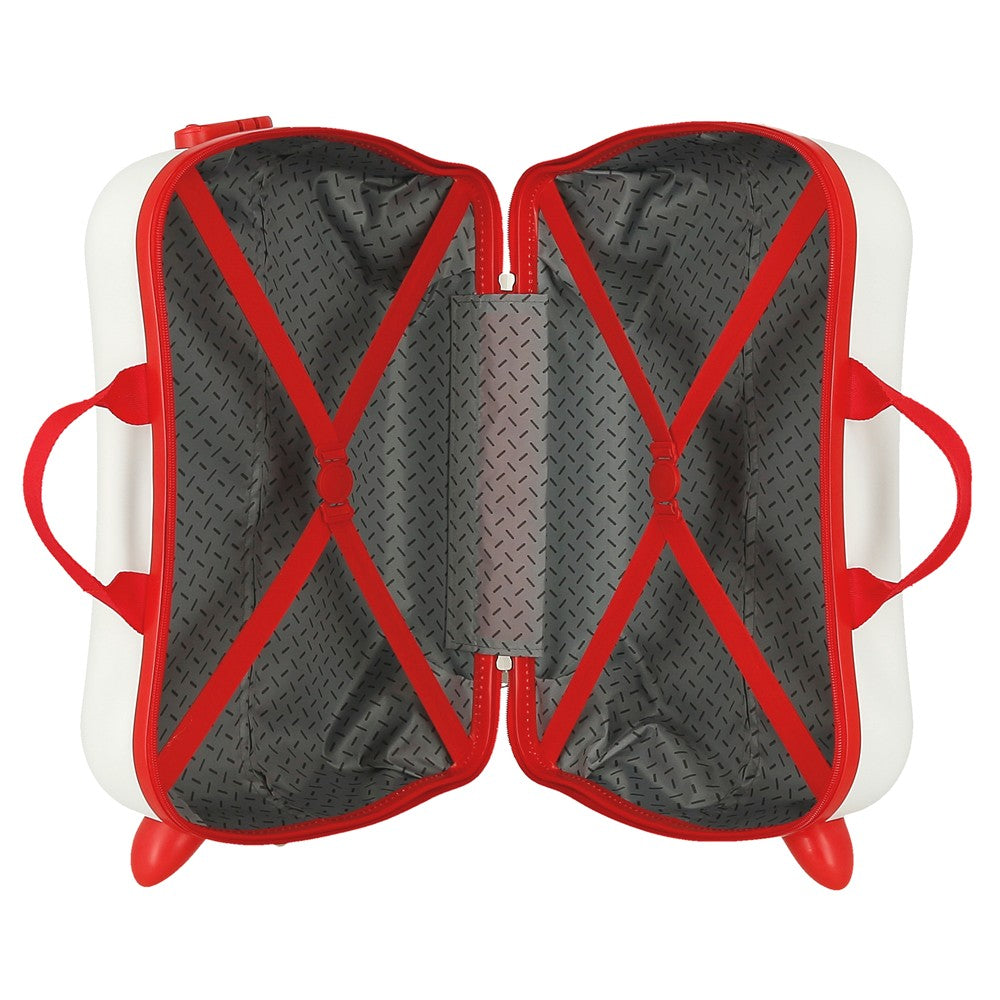 VALISE INFÉRIEUREABS 4R.(2 MULTI.) 50CM. SPIDERMAN BLANC INCROYABLE