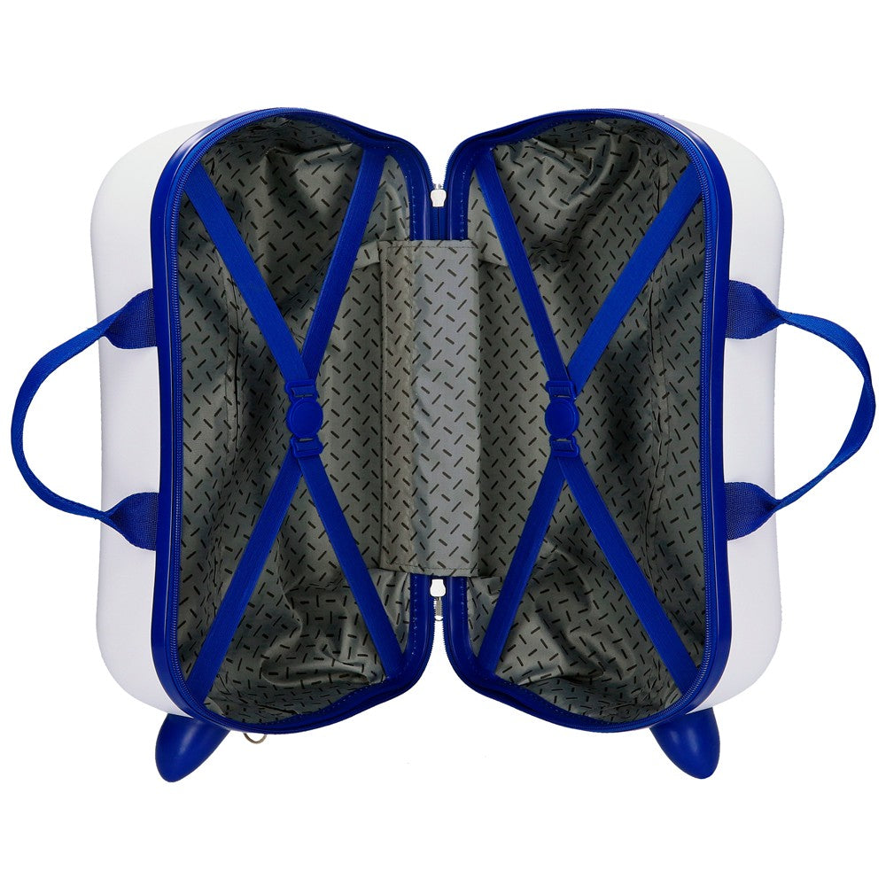 LOWER SUITCASEABS 4R.(2 MULTI.) 45CM. AVENGERS WHITE-BLUE C.10