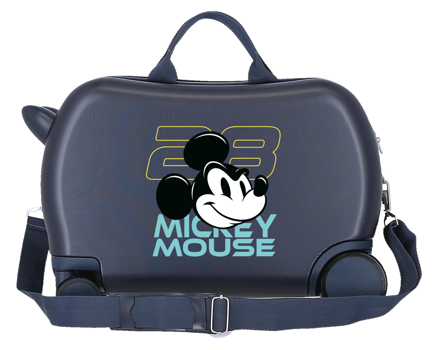 INF.ABS Kuffert 4R.(2 MULTI.) 45CM. MICKEY RACING CREW NAVY
