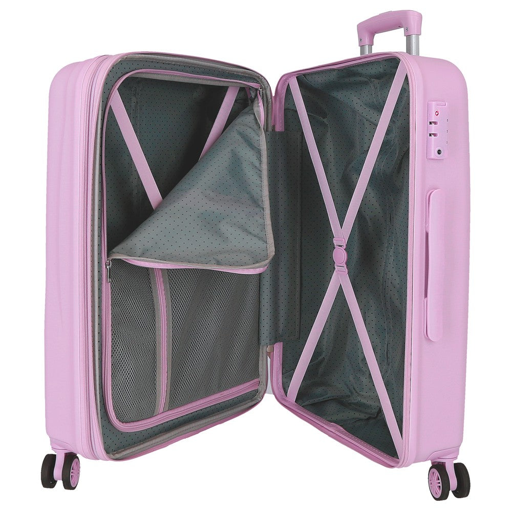 TROLLEY ABS 65CM.4R.C/EXP. FROZEN LIBÉREZ LA MAGIE EN VOUS LILAS