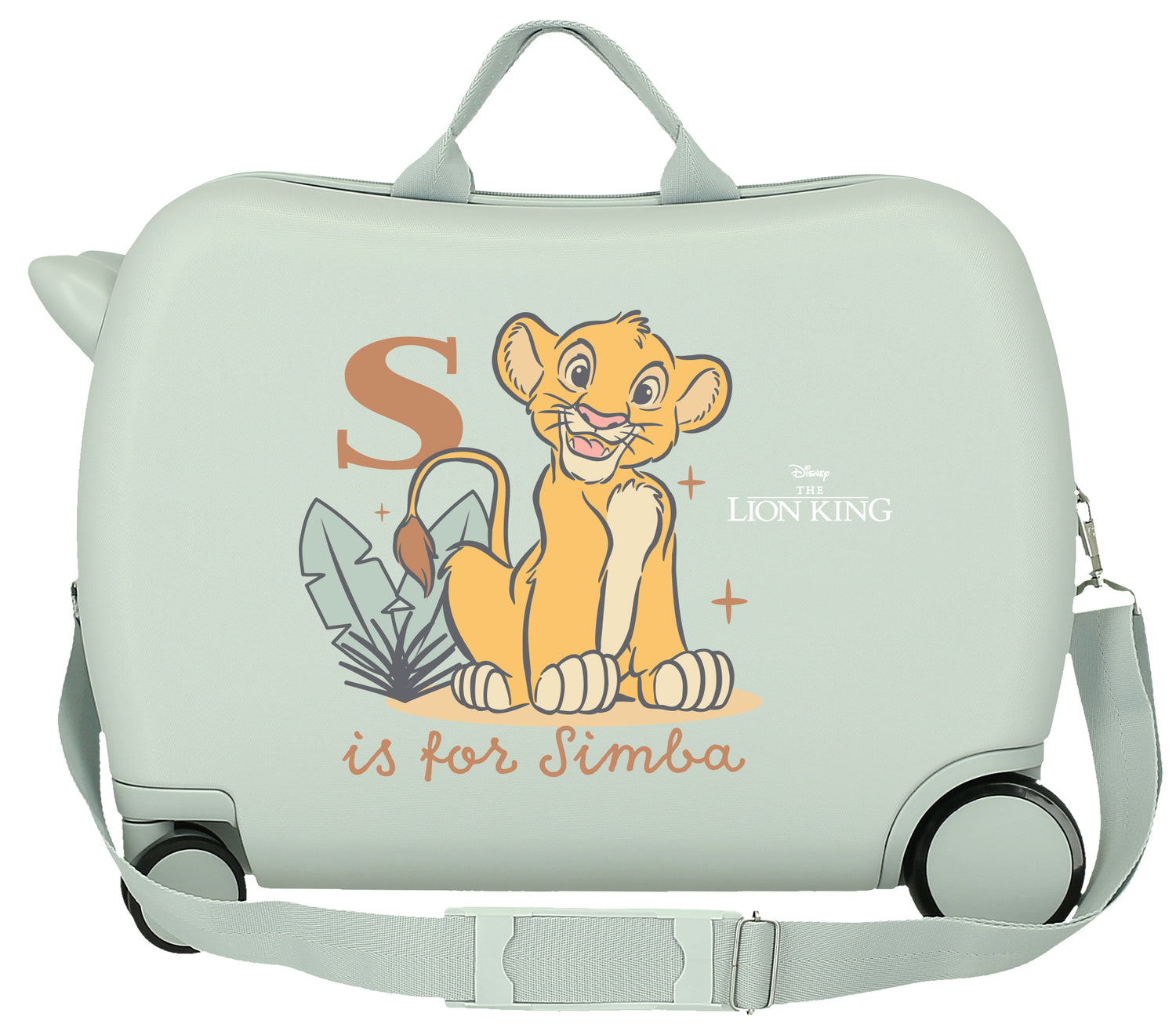 MALETA INF.ABS 4R.(2 MULTI.) 50CM. LION KING SIMBA MENTA