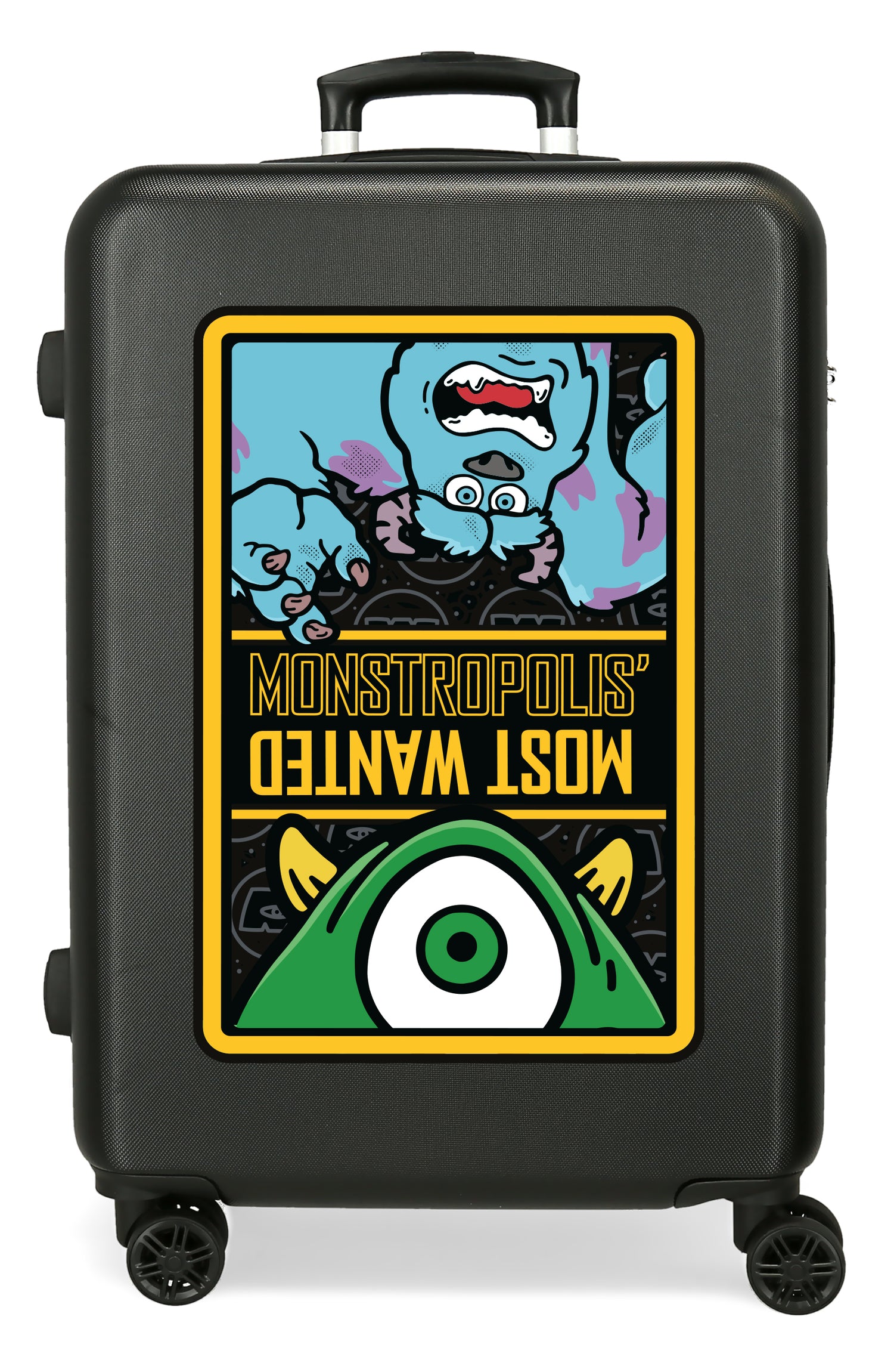 TROLLEY ABS 65CM.4R.C/EXP. MONSTER MONSTROPOLIS SCHWARZ