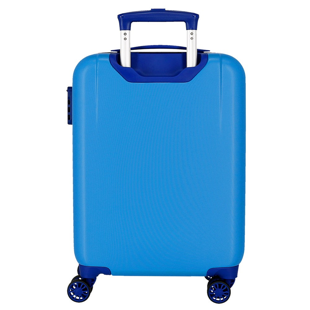 ABS VOGN 55CM.4R. GLAD BLÅ HVID-NAVY C.100