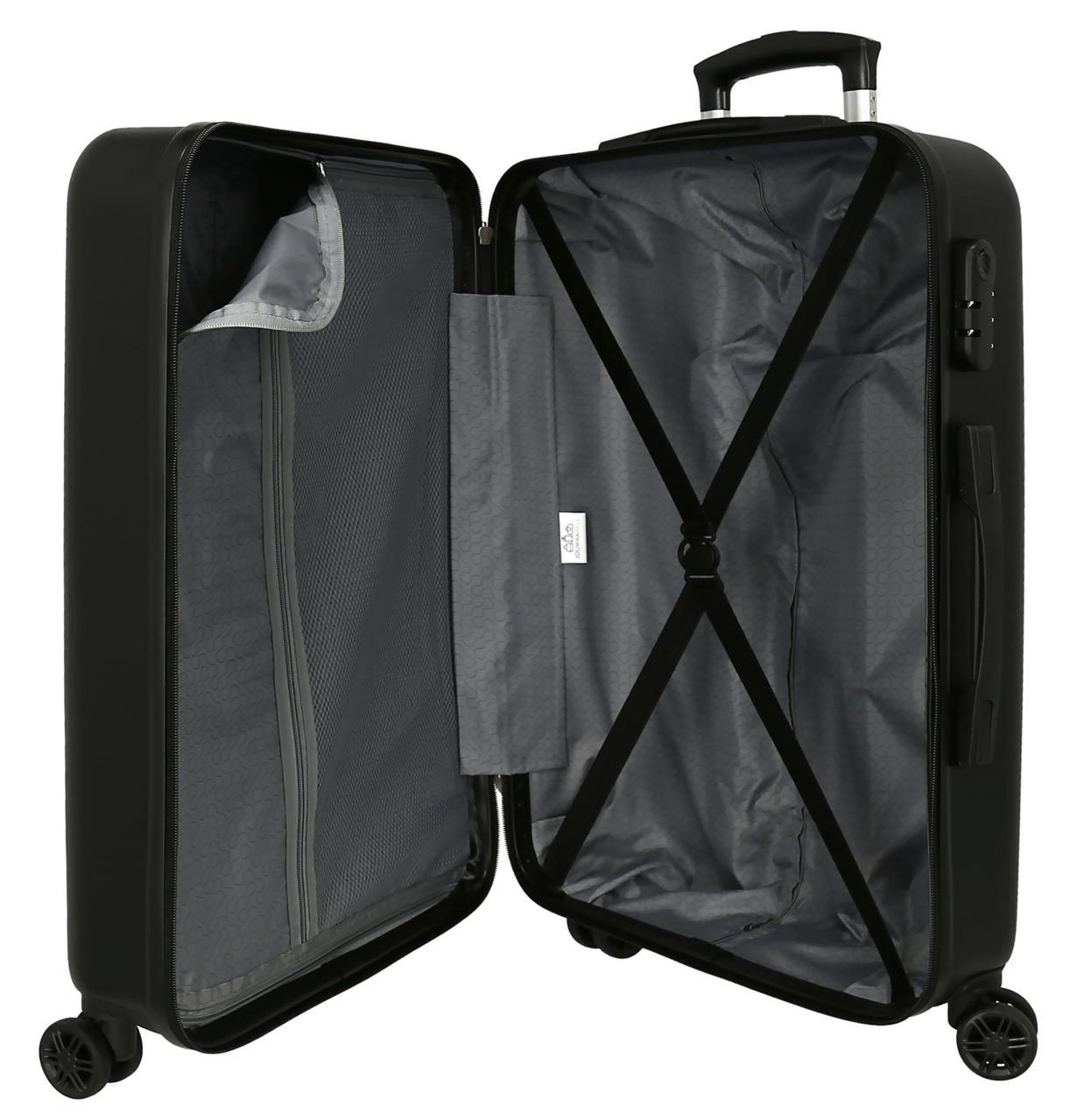 3461825 TROLLEY ABS 65CM. 4R. STAR WARS DROIDS VADER CZARNY