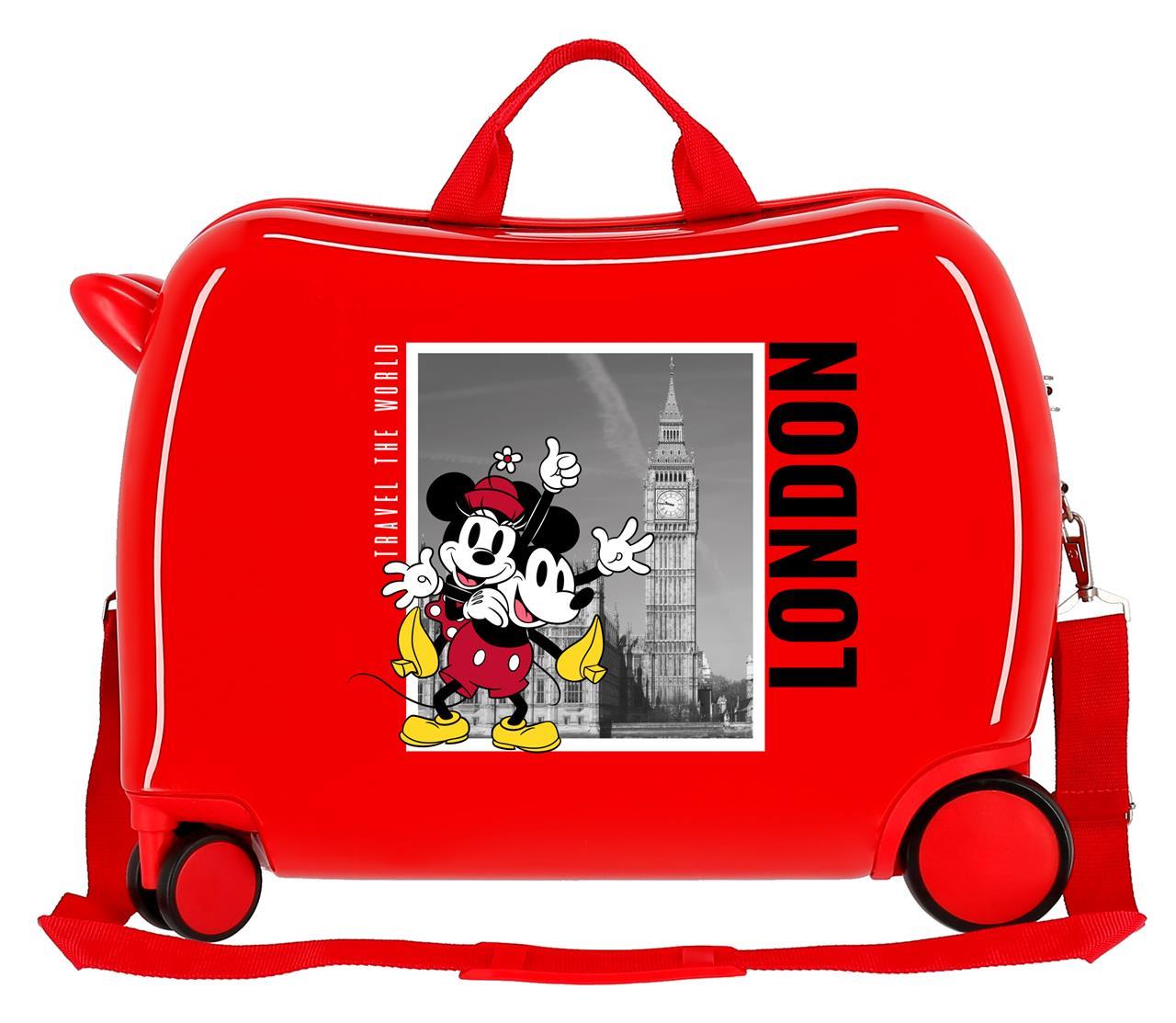 3679826 VALISE INFÉRIEUREABS 4R.(2 MULTI.) 50CM. MICKEY et MINNIE je