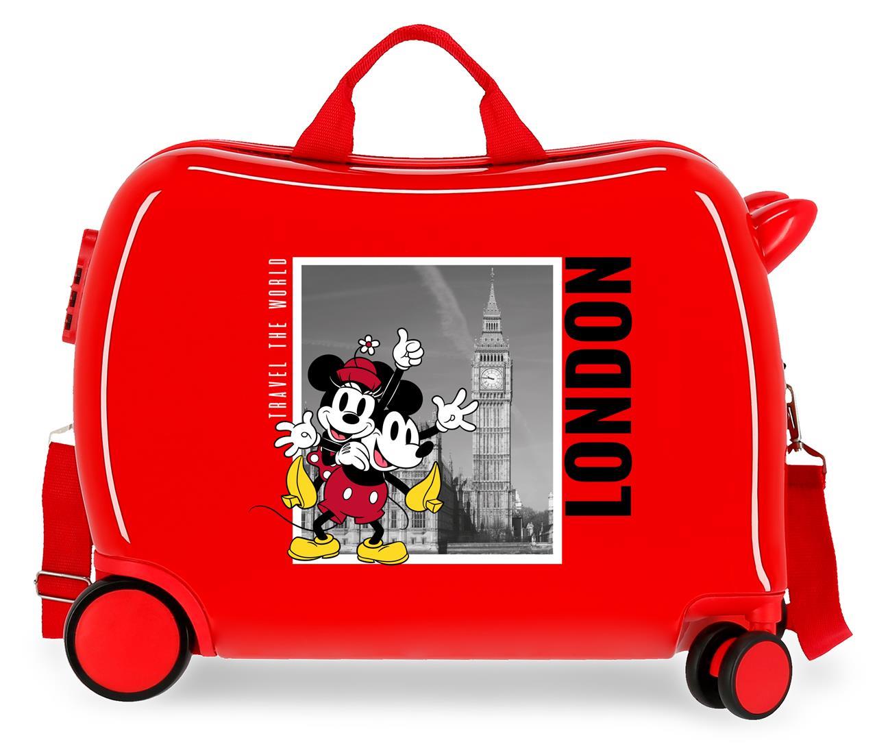 3679826 VALISE INFÉRIEUREABS 4R.(2 MULTI.) 50CM. MICKEY et MINNIE je