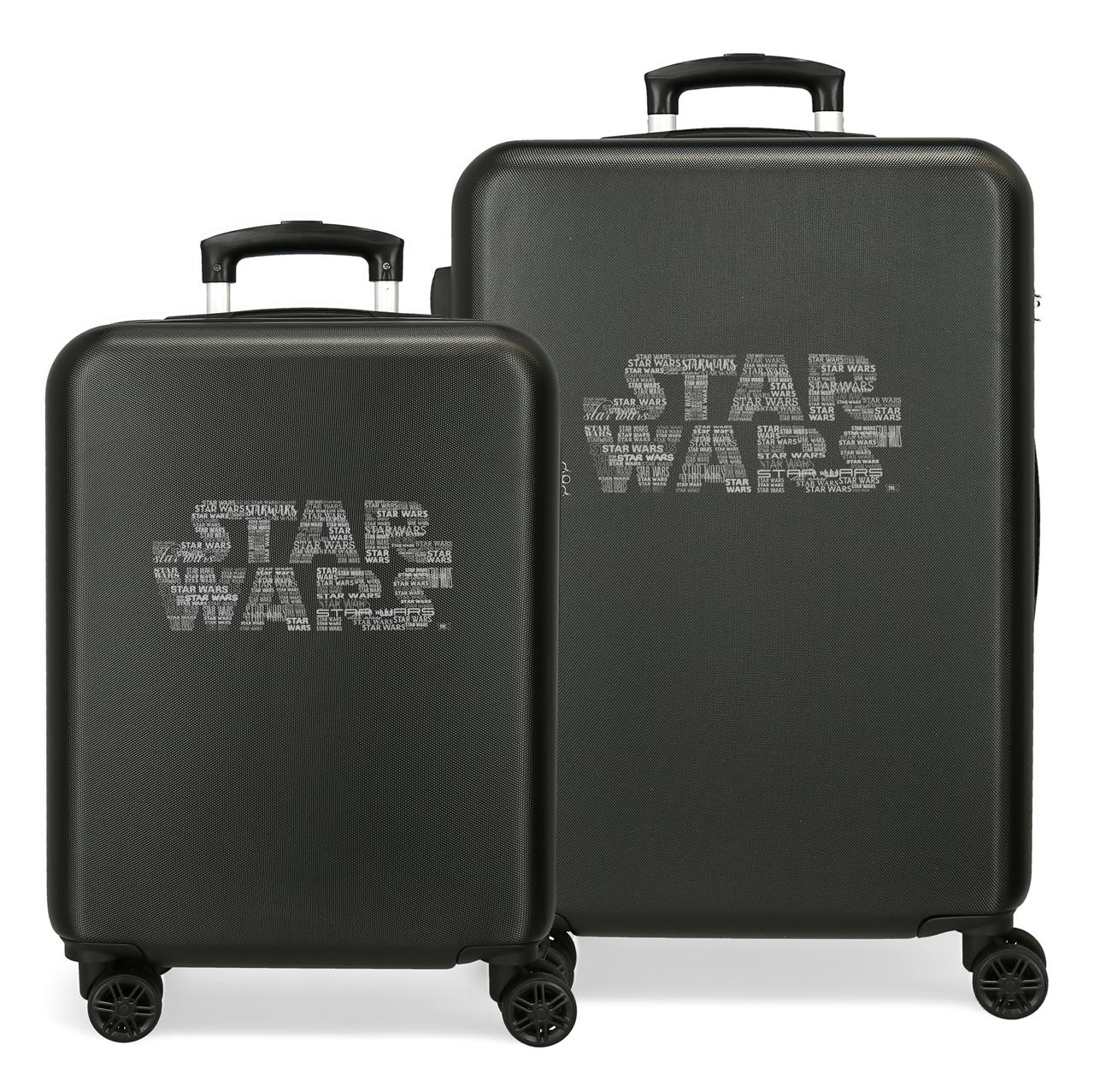 3719724 SET/2 TROLLEY ABS 55-65CM. 4r. STAR WARS LOGO