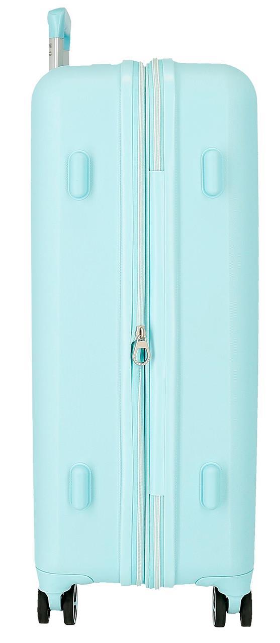 3739423 TROLLEY ABS 70cm.c/exp. 4r.MINNIE Turquoise Heart