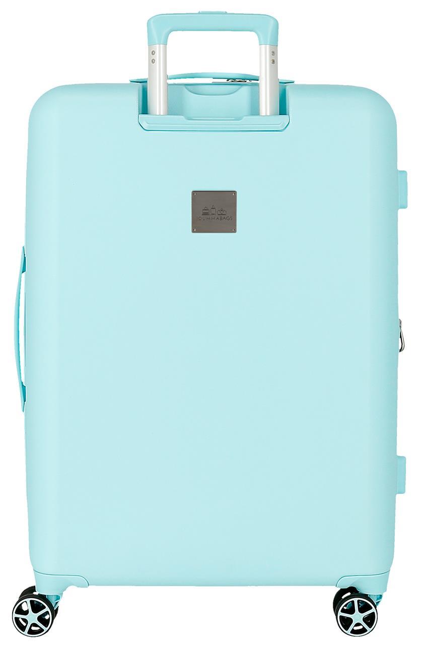 3739423 TROLLEY ABS 70cm.c/exp. 4r.MINNIE Turquoise Heart