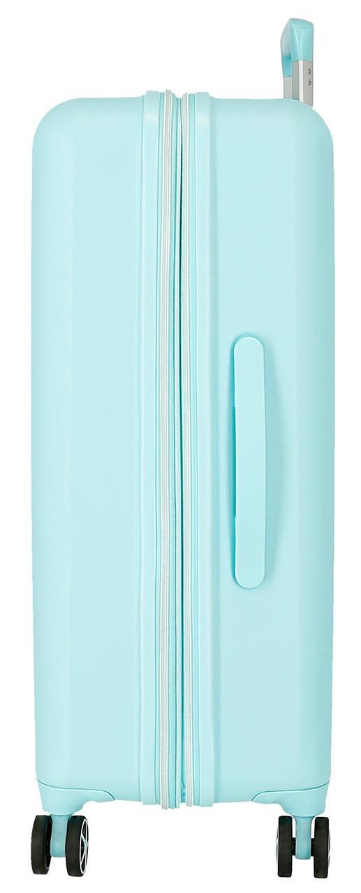 3739423 TROLLEY ABS 70cm.c/exp. 4r.MINNIE Turquoise Heart