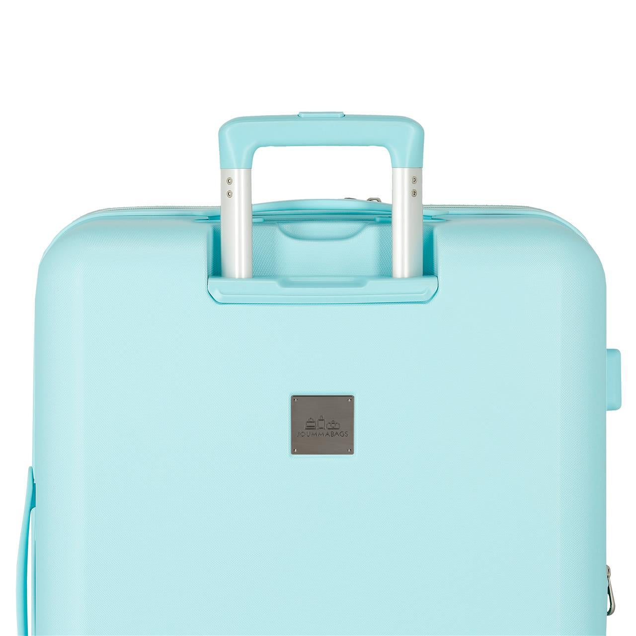 3739423 TROLLEY ABS 70cm.c/exp. 4r.MINNIE Turquoise Heart
