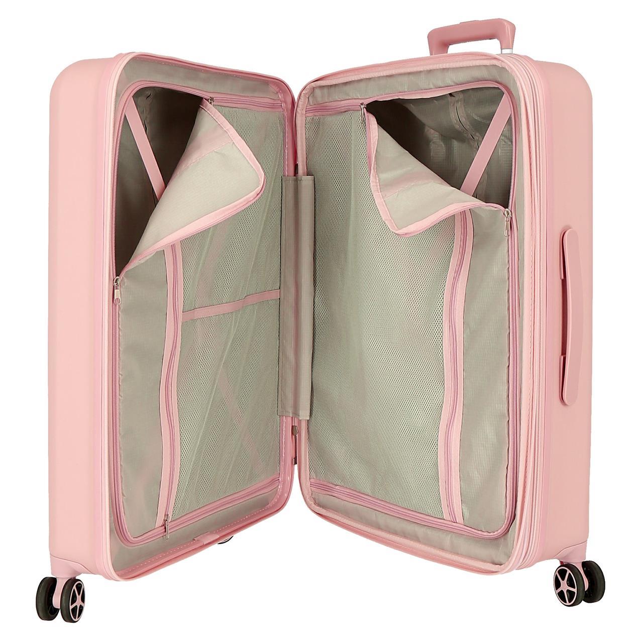 3739424 TROLLEY ABS 70cm.c/exp. 4r.MINNIE Heart NUDE