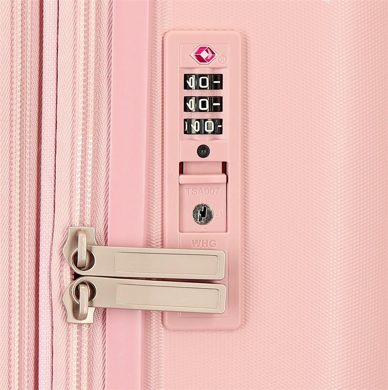 3739424 TROLLEY ABS 70cm.c/exp. 4r.MINNIE Heart NUDE