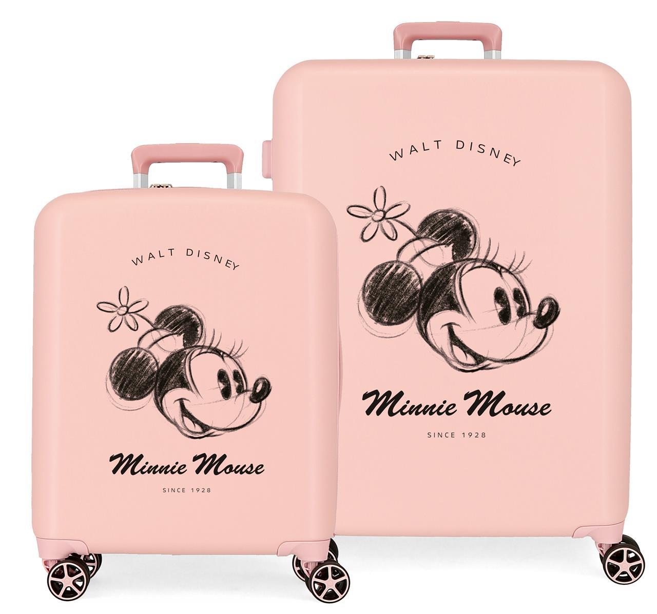 3739722 SET/2 TROLLEY ABS 55-70CM.4r.MINNIE Du bist magisch n