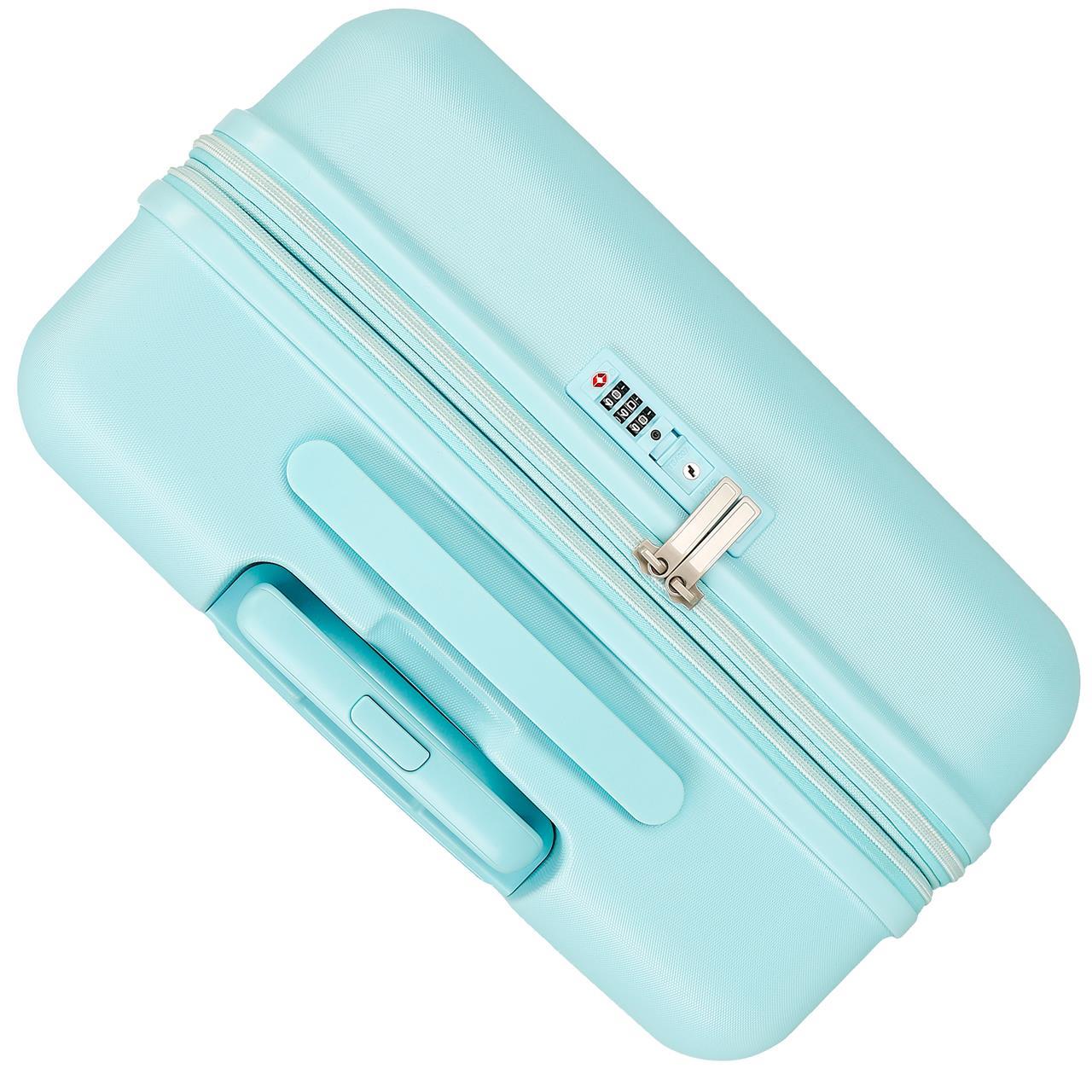 3739727 SET/2 TROLLEY ABS 55-70CM.4r.MICKEY & MINNIE Turque