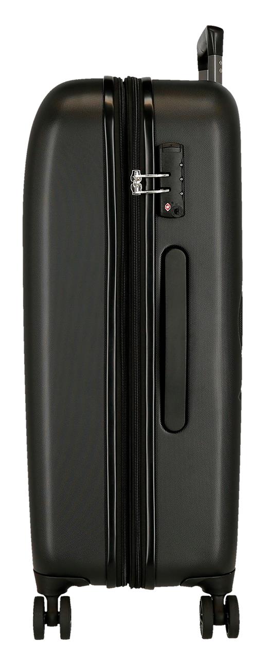 5418821 TROLLEY ABS 70 cm. C/ext. 4r. MICKEY Gute Reise schwarz