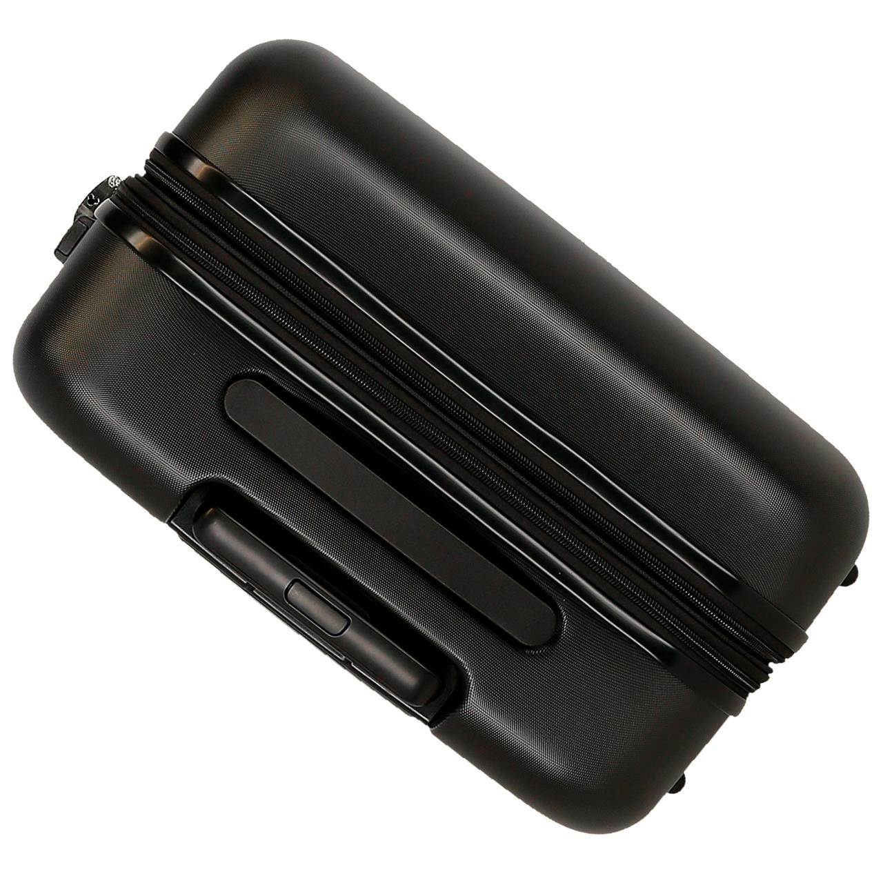 5418821 TROLLEY ABS 70 cm. C/ext. 4r. MICKEY Gute Reise schwarz